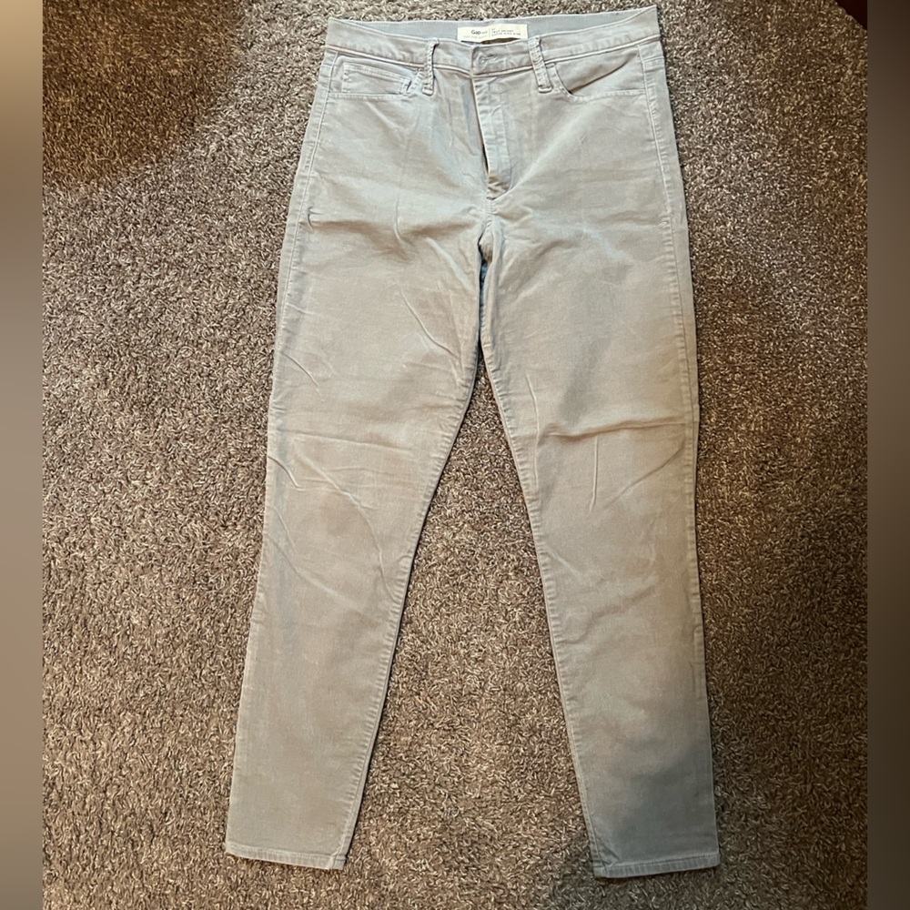 Gray Velvety GAP Pants